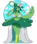 big_breasts big_hands blue_eyes bottomwear bra breasts china clothed clothing facial_markings female flower head_markings looking_at_viewer markings not_furry plant pose simple_background smile solo standing thick_thighs underwear white_background wide_hips shinyillusionz yin_song elemental_creature flora_fauna humanoid 2018 digital_media_(artwork) hi_res pinup