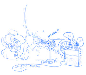 accident anthro battery controller dildo female fucking_machine machine male nude penetration pushbutton sex_toy sex_toy_insertion solo vaginal wheel young malachyte chip_'n_dale_rescue_rangers disney gadget_hackwrench mammal mouse murid murine rodent absurd_res blue_and_white hi_res monochrome