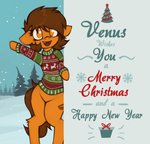 card card_template female feral holiday_message holidays solo text marsminer christmas hasbro my_little_pony new_year venus_spring equid equine horse mammal pony english_text hi_res