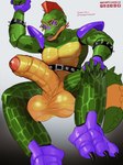 abs anthro balls belt_buckle big_balls big_penis breasts buckle cleavage clothed clothing genitals machine male muscular penis robotic solo spikes orfisimping five_nights_at_freddy's five_nights_at_freddy's:_security_breach scottgames steel_wool_studios montgomery_gator alligator alligatorid animatronic crocodilian reptile robot scalie