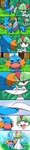 ambiguous_gender blue_body blush duo eyes_closed feral hair hair_over_eyes hand_holding happy looking_back open_mouth open_smile pseudo_hair quadruped sad sitting smile white_body mgx0 nintendo pokemon "squirtle"_(swampert) yuno_(gardevoir) generation_3_pokemon humanoid mudkip pokemon_(species) ralts absurd_res comic hi_res long_image tall_image female_(lore) male_(lore)