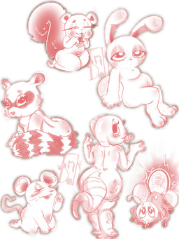 anthro bedroom_eyes belly big_belly big_tail blush chest_tuft female feral glowing heart_eyes heart_symbol looking_at_viewer narrowed_eyes scales seductive slightly_chubby submissive tail thick_thighs tuft wide_hips inkdoll arthropod beetle elateroid firefly humanoid insect lagomorph leporid lizard mammal mouse murid murine procyonid rabbit raccoon reptile rodent scalie sciurid tree_squirrel sketch sketch_page