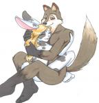 anthro blonde_hair buckteeth canine cuddling eyes_closed female hair interspecies lagomorph male mammal nude predator/prey_relations rabbit sitting sue-chan_(artist) wolf
Rating: Questionable
Score: 6
User: verin
Date: February 08, 2014