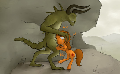 anthro anthro_on_feral anthro_penetrating anthro_penetrating_feral bestiality bodily_fluids brown_hair claws deep_throat duo eyes_closed fellatio female female_on_anthro female_penetrated female_raped feral feral_penetrated forced forced_oral hair hand_on_head hand_on_leg hand_on_thigh horn interspecies irrumatio male male/female male_on_feral male_penetrating male_penetrating_female male_rape male_raping_female oral oral_penetration outside penetration penile penis_in_mouth rape sex tail tears toe_claws wasteland marsminer fallout hasbro microsoft my_little_pony fan_character venus_spring deathclaw earth_pony equid equine horse mammal pony scalie 2015 crossover digital_media_(artwork) hi_res