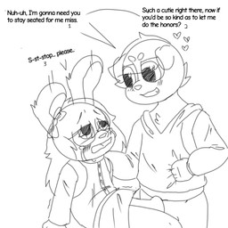 accessory age_difference animal_genitalia animal_penis anthro backpack begging begging_to_stop blush bodily_fluids bow_accessory bow_ribbon canine_genitalia canine_penis classroom clothing collar crying duo female female_penetrated forced genitals hair_accessory hoodie knot loli male male/female male_penetrating male_penetrating_female penetration penile penile_penetration penis rape scared school sex tears text topwear vaginal vaginal_penetration young young_anthro young_female younger_penetrated sexykid canid canine lagomorph leporid mammal rabbit 1:1 english_text hi_res monochrome