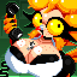 anthro ass_up big_breasts big_butt big_eyes bottomwear bra breasts butt cleavage cleavage_bird clothed clothing duo electronics female freckles huge_breasts inbetween_tits macro male male/female micro office phone phone_call presenting presenting_hindquarters skirt tail underwear insaniousjaydonius darcy_(insaniousjaydonius) avian bird human mammal potoo 1:1 digital_media_(artwork) hi_res pixel_(artwork)