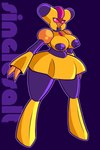 big_breasts black_background breasts clothed clothing female huge_breasts red_eyes simple_background solo topless singlesalt nintendo pokemon arthropod generation_4_pokemon pokemon_(species) vespiquen 2:3 absurd_res hi_res