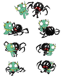 black_body black_fur female fin fingering fur genitals male male/female oral penis scales small_penis vaginal vaginal_fingering vulva young young_female young_male rabui don't_starve klei_entertainment webber wurt_(don't_starve) amphibian amphibian_humanoid animal_humanoid arachnid arachnid_humanoid arthropod arthropod_humanoid humanoid merm spider_humanoid absurd_res hi_res sequence