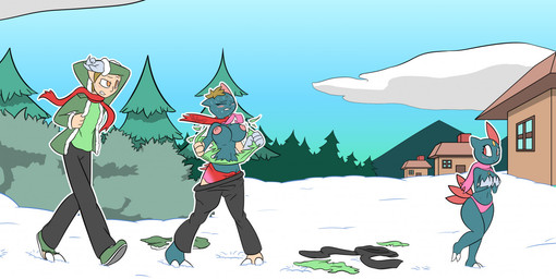 anthro base_one_layout basic_sequence bodily_fluids bottomwear breast_growth breasts clothed clothing clothing_loss cloud detailed_background discarded_clothing female footwear forest fully_clothed fully_clothed_to_topless gender_transformation group growth hand_on_breast human_to_anthro linear_sequence male mtf_transformation navel nipples one_row_layout outfit_change outside pants pink_scarf plant red_scarf scarf shoes shrinking size_transformation snow species_transformation sweat three_frame_image three_frame_sequence topless torn_clothing transformation transformation_sequence transformed_clothing tree underwear walking d-6alaxy nintendo pokemon generation_2_pokemon human mammal pokemon_(species) sneasel 2021 sequence
