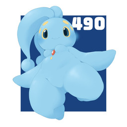 anthro biped blue_body blue_eyes blush breasts closed_smile featureless_breasts featureless_crotch featureless_feet feet female front_view markings mouth_closed nude nude_female number simple_background small_breasts smile solo thick_thighs white_slime_(artist) nintendo pokemon generation_4_pokemon legendary_pokemon manaphy pokemon_(species) 1:1 2026 digital_drawing_(artwork) digital_media_(artwork) hi_res
