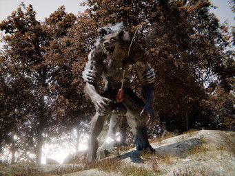 afternoon anthro aroused bodily_fluids claws cum cum_inside cum_spill duo ejaculation erection genital_fluids genitals howl male male/male orgasm penis sex tail wet foirgairwolf mythology canid canine mammal mythological_canine mythological_creature werecanid werecanine werecreature werewolf 3d_(artwork) blender_(artwork) blender_cycles_(artwork) digital_media_(artwork) hi_res