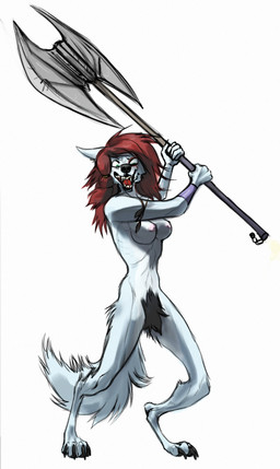 angry anthro areola axe black_nose black_pawpads breasts claws cuff_(restraint) double_bitted_axe female fur greataxe green_eyes hairy iron_cuffs melee_weapon metal_cuffs nipples nude pawpads pink_areola pink_nipples pubes restraints simple_background solo weapon white_body white_fur wrist_cuffs daemon_amadare blizzard_entertainment warcraft rubella_the_worgen canid mammal werecanid werecreature worgen 2017 absurd_res hi_res smaller_version_at_source