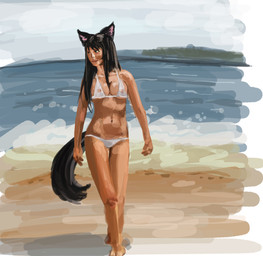 2011 anthro beach bikini black_fur black_hair bra breasts canine clothed clothing digital_painting_(artwork) female fur hair mammal navel nipples raptor007 sand seaside skimpy sky smile solo song_(character) swimsuit translucent underwear water
Rating: Questionable
Score: 1
User: GameManiac
Date: March 01, 2015 2011 anthro beach bikini black_fur black_hair bra breasts canine clothed clothing digital_painting_(artwork) female fur hair mammal navel nipples raptor007 sand seaside skimpy sky smile solo song_(character) swimsuit translucent underwear water
Rating: Questionable
Score: 1
User: GameManiac
Date: March 01, 2015