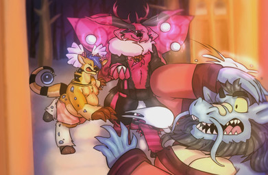 anthro blue_body clothing crystal female forest_background group hooves leg_tuft levitating_object long_neck magenta_body male male/female neck_tuft night pelted ruffleztheampharos scar size_difference sneak_attack snow snowball snowball_fight spiral spiral_eyes surprised tuft winter yellow_body suchlambada17 mythology nintendo pokemon neeco_neecoola aurorus dragon fossil_pokemon frosmoth generation_5_pokemon generation_6_pokemon generation_8_pokemon goo_creature hybrid mythological_creature mythological_scalie pokemon_(species) sawsbuck scalie hi_res