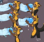 animal_genitalia anthro balls big_penis blue_penis blueberry_(fruit) bodily_fluids butt cum cum_in_mouth cum_inside drinking drinking_cum duo erection food fruit genital_fluids genitals kissing knot licking male male/male nude open_mouth oral penile penis penis_kissing penis_lick penis_nursing penis_tip plant saliva saliva_string sex simple_background size_difference size_play smile teeth tongue tongue_out inky_rous(artist) inky_rous tony_zorro_mandarina humanoid absurd_res digital_media_(artwork) hi_res