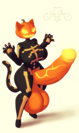 anthro balls big_balls big_breasts big_penis breasts clothing costume for_a_head genitals gynomorph halloween_costume holidays huge_balls huge_penis hyper hyper_balls hyper_genitalia hyper_penis intersex penis smile solo skye_cloud epic_games fortnite halloween gatabaza_(chefrens) spice_(fortnite) felid feline ghost mammal object_head spirit absurd_res hi_res