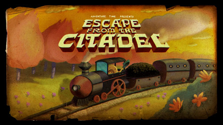 clothing coal detailed_background facial_hair flower food grass hat headgear headwear male mustache not_furry on_model plant railway_track smoke solo text toony train tree vehicle unknown_artist adventure_time cartoon_network starchy_(adventure_time) candy_people_(at) food_creature humanoid waddling_head 16:9 digital_media_(artwork) english_text hi_res official_art widescreen