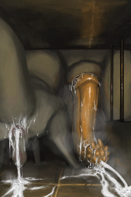 animal_genitalia anthro anus backsack balls big_balls bodily_fluids butt cum cum_drip cum_in_ass cum_inside cum_on_balls cum_on_butt cum_on_ground cum_on_penis cumshot dripping duo ejaculation excessive_cum excessive_genital_fluids feral flared_penis gaping gaping_anus genital_fluids genitals long_penis male male/male musk musky_balls penis penis_tip precum presenting presenting_anus presenting_hindquarters presenting_penis saggy_balls sex sheath size_difference spread_anus spread_legs spreading tail unusual_anatomy unusual_genitalia unusual_penis corvidtree mythology rain_world videocult caramel_lizard_(rain_world) lizard_(rain_world) scalie slugcat 2:3 absurd_res hi_res