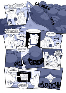 anthro belly big_belly big_muscles big_penis bodily_fluids cellphone ceo clothed clothed_anthro clothed_male clothing computer computer_keyboard computer_monitor computer_screen cum dialogue ejaculation electronics excessive_cum excessive_feces excessive_genital_fluids expansion eyewear feces fully_clothed fully_clothed_anthro fully_clothed_male genital_expansion genital_fluids genital_growth genitals glasses group growth holding_cellphone holding_object holding_phone holding_smartphone huge_belly huge_muscles huge_penis hyper hyper_belly hyper_cum hyper_feces hyper_genitalia hyper_growth hyper_muscles hyper_penis looking_at_cellphone looking_at_object looking_at_phone male muscle_expansion muscle_growth musclegut muscular muscular_anthro muscular_male penis penis_enlargement penis_expansion penis_growth phone pooping pooping_on_self scientific_experiment smartphone speech_bubble sweat sweatdrop text trio vein veiny_penis wearing_glasses weight_gain yelling ruffythelion captcha cobalt_giovanola dr._gene_n._sime dr._paul_aylmer canid canine canis hyena mammal wolf 2025 comic english_text hi_res multiple_scenes