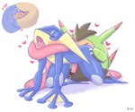 6:5 ambiguous_gender anal anthro anthro_on_anthro anus blush bodily_fluids censored cum duo generation_6_pokemon genital_fluids genitals greninja heart_symbol looking_pleasured male male/ambiguous morito_(artist) nintendo open_mouth oral penis pokemon pokemon_(species) quilladin rimming sex tongue tongue_out