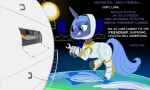 blue_hair female feral friendship_cannon hair horn orbit quadruped solo space spacesuit tail text tools nuclearsuplexattack friendship_is_magic hasbro my_little_pony mythology princess_luna_(mlp) equid equine mammal mythological_creature mythological_equine unicorn 5:3 english_text