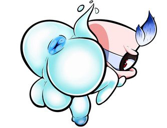 anus backsack balls big_butt blue_anus blue_glans blue_hair butt clothing genitals glans hair hat headgear headwear humanoid_genitalia humanoid_penis looking_back male not_furry penis red_eyes simple_background solo white_background tepigfan101 mario_bros nintendo super_mario_odyssey cappy_(mario) bonneter ghost spirit 2021 alternate_version_at_source digital_media_(artwork) hi_res