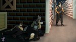 abs anthro asphyxiation boots captured choking clothing footwear gear gloves group guard gun handwear henchmen male male/male mask military military_uniform ranged_weapon security security_guard security_uniform shoes soldier stealth unconscious uniform warrior weapon torrosketch donovan_ferraro canid canine canis coyote mammal wolf