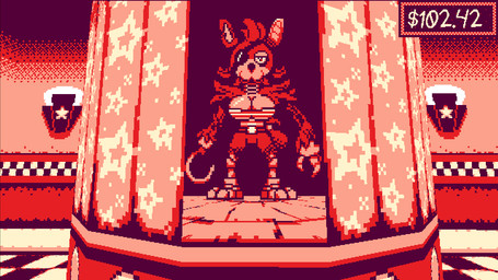 anthro baseboard crossgender curtains female fingers hook hook_hand inside machine mod mtf_crossgender pirate red_curtains solo sprite standing wall_(structure) chaoskres five_nights_at_freddy's five_nights_at_freddy's_2 five_nights_at_frickbear's_(series) five_nights_at_frickbear's_3 scottgames withered_foxy_(fnaf) withered_foxy_(frickbear's) animatronic canid canine fox mammal robot hi_res red_theme