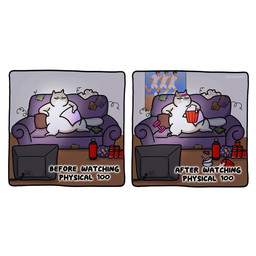 belly beverage feral food furniture male overweight overweight_male snack soda sofa solo tail text kashicats mochi_(kashicats) domestic_cat felid feline felis mammal comic digital_media_(artwork) english_text