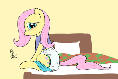 bed big_eyes blue_clothing blue_eyes blue_shirt blue_topwear blush bottomwear bottomwear_down clothed clothed_feral clothing clothing_down cutie_mark dark_pupils diaper eyelashes featureless_legs feces female feral feral_with_hair furniture hair iris looking_aside looking_at_viewer monotone_clothing monotone_face monotone_hair monotone_shirt monotone_tail monotone_topwear on_bed pillow pink_hair pink_tail pooping pupils quadruped scatplay shirt simple_background sitting soiled_diaper soiling soiling_diaper solo t-shirt tail topwear unclean_diaper used_diaper wearing_diaper white_diaper white_pillow year yellow_ears yellow_face ponypadding suizilla friendship_is_magic hasbro my_little_pony fluttershy_(mlp) equid equine horse mammal pony 2012 3:2 dated signature