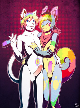 2011 anthro arm_warmers balls bandanna blue_armwear blue_body blue_eyes cat circumcised duo ear_piercing erection feline fur girly green_nose hair heterochromia humanoid_penis inner_ear_fluff krowzi looking_at_viewer male male/male mammal markings multicolored_hair nude penis piercing pink_eyes pink_nose purple_penis rainbow rainbow_hair rainbow_markings revy scarf short_hair simple_background smile standing stomach_markings white_body
Rating: Explicit
Score: 8
User: Fur_in_the_dark
Date: September 26, 2011 2011 anthro arm_warmers balls bandanna blue_armwear blue_body blue_eyes cat circumcised duo ear_piercing erection feline fur girly green_nose hair heterochromia humanoid_penis inner_ear_fluff krowzi looking_at_viewer male male/male mammal markings multicolored_hair nude penis piercing pink_eyes pink_nose purple_penis rainbow rainbow_hair rainbow_markings revy scarf short_hair simple_background smile standing stomach_markings white_body
Rating: Explicit
Score: 8
User: Fur_in_the_dark
Date: September 26, 2011