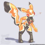 1:1 ?! anthro big_tail breasts clothing colored colored_sketch confusion cosplay_pikachu_(character) cosplay_pikachu_(costume) digitigrade dipstick_ears ear_markings faceless female generation_1_pokemon hi_res implied_transformation latex latex_clothing latex_skinsuit latex_transformation libredrone living_latex multicolored_ears nintendo pikachu pikachu_libre pokemon pokemon_(species) posexe rubber_clothing shaded shadow shocked sketch skin_tight_suit skinsuit solo suit_transformation tail text tight_clothing transformation url watermark