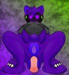 abdominal_bulge anal anal_penetration anthro dildo dildo_sitting female first_person_view genitals machine penetration pussy sex_toy solo spread_pussy spreading suiro polly_(pollymaker) protogen absurd_res hi_res