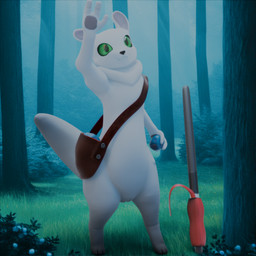 anthro bag berry big_butt bottom_heavy butt female flat_chested food forest forest_background fruit genitals gesture green_eyes holding_object melee_weapon nature nature_background outside pawpads paws plant polearm raised_tail satchel semi-anthro smile solo spear standing tail thick_tail thick_thighs tree vulva waving weapon white_body bruhboi69 bruhboi_(modeler) rain_world videocult slugcat 1:1 3d_(artwork) digital_media_(artwork)