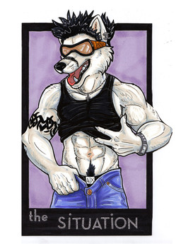 abs arctic_fox canine clothing douchebag eyewear fox goggles guido hair_gel jeans likeshine male mammal muscles navel open_mouth pubes shirt solo sup tank_top teeth tongue
Rating: Safe
Score: -2
User: Caroway
Date: April 04, 2010