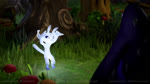 ambiguous_gender anthro black_body black_sclera blue_nose breakdancing dancing duo female fungus grass hooves mushroom outside plant scratching_head tail tree white_body white_ears white_eyes white_tail kamalek cat_breakdancing_meme microsoft ori_(series) xbox_game_studios naru_(ori) ori_(ori) guardian_spirit unknown_species 16:9 2024 3d_(artwork) 3d_animation animated artist_name colored digital_media_(artwork) meme shaded short_playtime sound webm widescreen