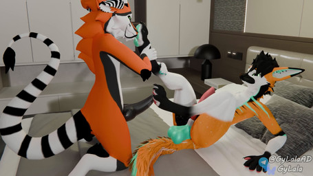 4_toes animal_genitalia animal_penis anthro balls bed black_penis canine_genitalia canine_penis claws duo erection feet foot_fetish foot_play footjob fur furniture genitals hair inside interspecies knot knotted_penis male male/male orange_body orange_fur pawpads paws penile penis sex tail toes white_body white_fur gylala mythology gylala_(character) lill_espion dragon eastern_dragon mythological_creature mythological_scalie rexouium scalie 16:9 3d_(artwork) 3d_animation animated blender_(artwork) digital_media_(artwork) hi_res long_playtime loop no_sound video widescreen