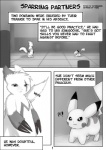 alternating_focus base_two_layout blockage_(layout) comic digital_media_(artwork) duo english_text female feral first_page generation_1_pokemon generation_3_pokemon greyscale horizontal_blockage male male/female mammal monochrome narration nintendo number_word outside_panel page_number pikachu pokemon pokemon_(species) pokemon_speak rodent species_in_narration tail text text_box three_frame_image title tiuhu two_row_layout vowelless vowelless_vocalization zangoose