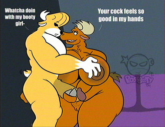 alternate_species anal anal_fingering anthro antlers big_butt big_penis breast_squish breasts brown_body brown_fur butt duo eyebrow_through_hair eyebrows female female_anthro female_fingering female_fingering_male fingering fingering_partner floating_eyebrows fur furrification genitals hair hand_on_breast hand_on_nipple hand_on_penis horn huge_butt humanoid_genitalia humanoid_penis humanoid_vulva love_handles male male/female male_fingered mismatched_sexual_dimorphism muscular muscular_male nude nude_anthro nude_female overweight overweight_female penis sex squish tan_antlers text translucent translucent_hair vulva possbooty cartoon_network johnny_bravo_(series) becky_(johnny_bravo) johnny_bravo deer mammal moose new_world_deer 2025 digital_drawing_(artwork) digital_media_(artwork) english_text hi_res