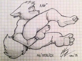 3_toes anal anal_fisting anal_masturbation anal_penetration anthro autofisting autopenetration balls claws erection eyes_closed feet fisting foreskin genitals graph_paper hindpaw humanoid_genitalia humanoid_penis male masturbation moan nude paws penetration penis soles solo toe_claws toes cobalt_snow conditional_dnp canid canine canis mammal wolf 2013 graphite_(artwork) monochrome sketch traditional_media_(artwork)