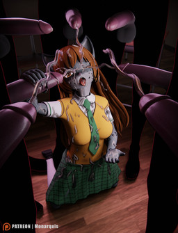 anthro blush bodily_fluids bottomwear bukkake classroom clothed clothing cum cum_on_face ejaculation faceless_character faceless_male female genital_fluids genitals group hair long_socks looking_at_viewer male necktie pattern_bottomwear pattern_clothing pattern_skirt penis penis_everywhere pink_clothing plaid plaid_bottomwear plaid_clothing plaid_skirt red_hair school school_uniform sensual_cat shirt simple_background skirt student tail thin_calves thin_tail topwear uniform white_clothing white_shirt white_topwear monarquis momo_(monarquis) felid mammal pantherine snow_leopard 3d_(artwork) digital_media_(artwork) hi_res