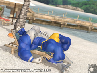 anthro areola ball_growth balls beach big_balls big_muscles big_penis black_nipples black_penis blue_body blue_scales bulge chair clothed clothing curling_toes erection erection_under_clothing expansion eyes_closed feet fist furniture genital_expansion genital_growth genitals grin growth hair high-angle_view horn huge_balls huge_muscles huge_penis humanoid_genitalia humanoid_penis hyper hyper_balls hyper_genitalia hyper_muscles hyper_penis immobile inflatable inner_tube looking_pleasured lounge_chair lying macro macro_male macro_penis male muscle_growth muscular muscular_male nipples outside penis penis_expansion scales side_view smile solo speedo speedo_only spread_legs spreading surfboard swimwear tenting three-quarter_view topless tropical white_balls white_body white_hair white_scales snekkuu sound_warning mythology altherius dragon mythological_creature mythological_scalie scalie 2025 3d_(artwork) 3d_animation 4:3 animated digital_media_(artwork) high_framerate huge_filesize long_playtime sound video