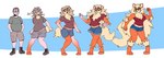 anthro blonde_hair breast_growth breasts brown_hair clothed clothing eyewear female foot_transformation fur gender_transformation glasses growth hair human_to_anthro long_hair male medium_breasts mtf_transformation orange_body orange_fur shocked snout snout_growth solo species_transformation surprised_expression tail tail_growth transformation transformation_sequence yellow_body yellow_fur artist-chan nintendo pokemon arcanine generation_1_pokemon human mammal pokemon_(species) colored hi_res