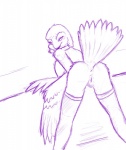 2011 anus avian bent_over bird butt female looking_back nude nyar owl plain_background presenting presenting_hindquarters pussy raised_tail snowy_owl solo white_background wings
Rating: Explicit
Score: 4
User: tony311
Date: June 11, 2011