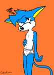 annoyed anthro briefs briefs_only clothed clothing erection erection_under_clothing male partially_clothed simple_background solo tenting tighty_whities topless underwear underwear_only white_briefs white_clothing white_underwear culturedlunatic jack_(webcomic) drip_(jack) canid canine canis hybrid mammal murid murine rat rodent wolf hi_res