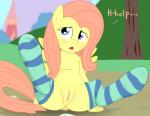 2014 anus blue_eyes dialog english_text equine female feral fluttershy_(mlp) fluttersocks friendship_is_magic fur hair hooves mammal my_little_pony open_mouth outside pegasus pink_hair pussy sitting socks solo spread_legs spreading striped_socks text wings yellow_fur
Rating: Explicit
Score: 8
User: lemongrab
Date: April 23, 2014