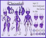 anthro antlers athletic balls digitigrade erection flaccid folded_ears foreskin fur genital_focus genitals gesture hair horn leopard_spots male markings measurements multiple_angles palette penis purple_body purple_eyes purple_fur purple_hair purple_penis purple_spots purple_stripes scut_tail short_hair short_tail smile solo spots spotted_body stripes tail teeth_showing text waving white_balls white_body white_fur wide_hips maxx-ros cleovelot clouded_leopard deer felid hybrid mammal new_world_deer pantherine white-tailed_deer absurd_res english_text headshot_portrait hi_res model_sheet portrait