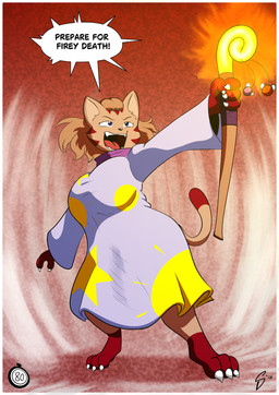 anthro blue_eyes clothing dipstick_tail female gloves_(marking) leg_markings magic magic_user markings robe socks_(marking) solo spell staff striped_markings stripes tail tail_markings squealydealy domestic_cat felid feline felis mammal absurd_res hi_res trans_(lore) trans_woman_(lore)