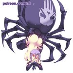 5_fingers big_breasts breasts butt female fingers hanging_breasts looking_at_viewer monster_girl_(genre) multi_eye nude patreon_username red_eyes smile solo text rtil european_mythology greek_mythology monster_musume mythology rachnera_arachnera_(monster_musume) arachne arachnid arachnid_taur arthropod arthropod_taur spider spider_taur taur 1:1 2021 alternate_version_at_source colored url