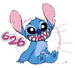 2021 3_toes 4_fingers aliasing alien ambiguous_gender black_eyes blue_body blue_fur blue_nose blue_pawpads chest_tuft colored_sketch digital_drawing_(artwork) digital_media_(artwork) disney experiment_(lilo_and_stitch) feet fingers fur head_tuft lilo_and_stitch male_(lore) number open_mouth open_smile pawpads pupils roverraven sharp_teeth signature simple_background sitting sketch smile smiling_at_viewer solo stitch_(lilo_and_stitch) teeth toes tuft white_background white_pupils